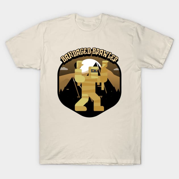 Bandaged Brawler T-Shirt by CTJFDesigns